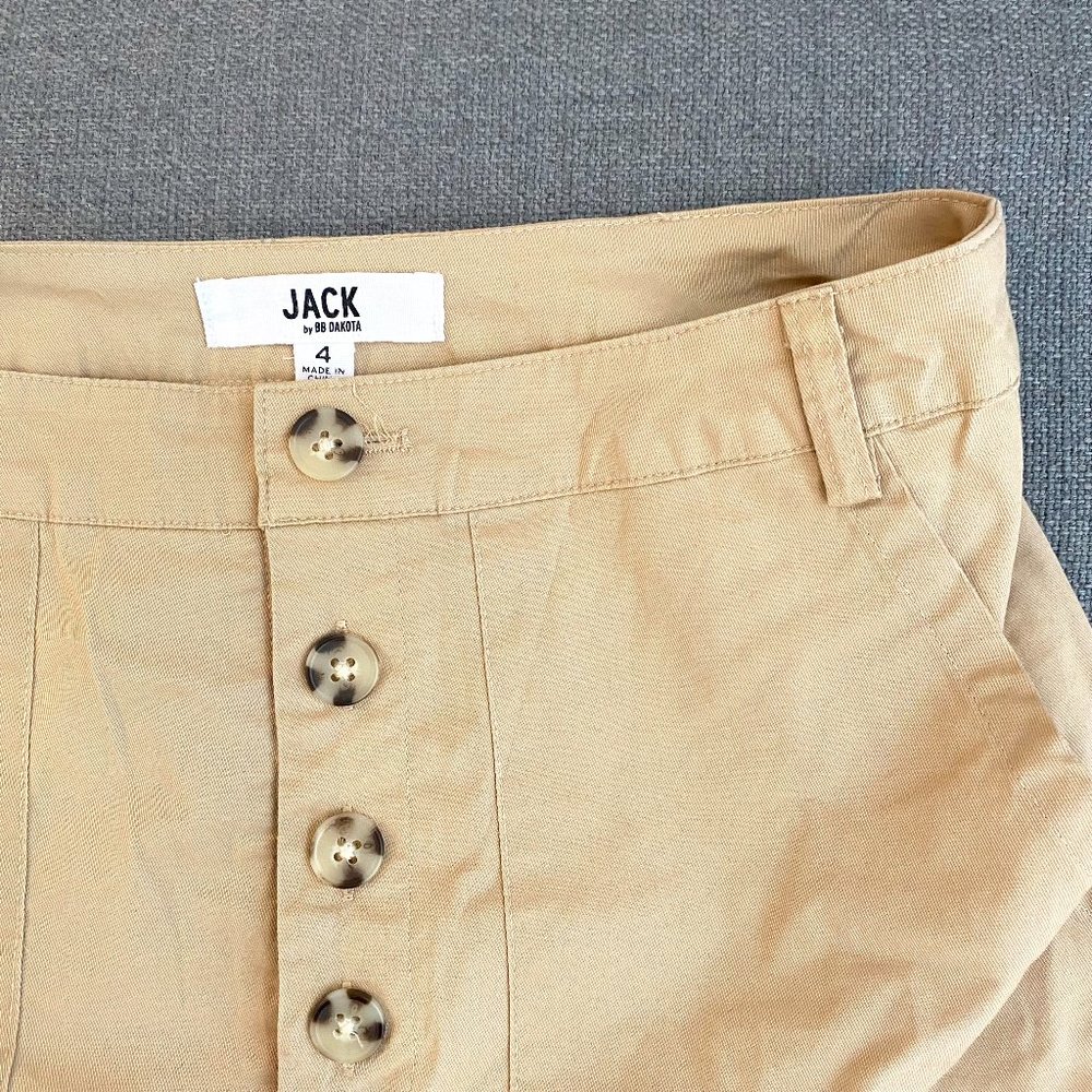 Jack by BB Dakota High Waisted Tan Shorts